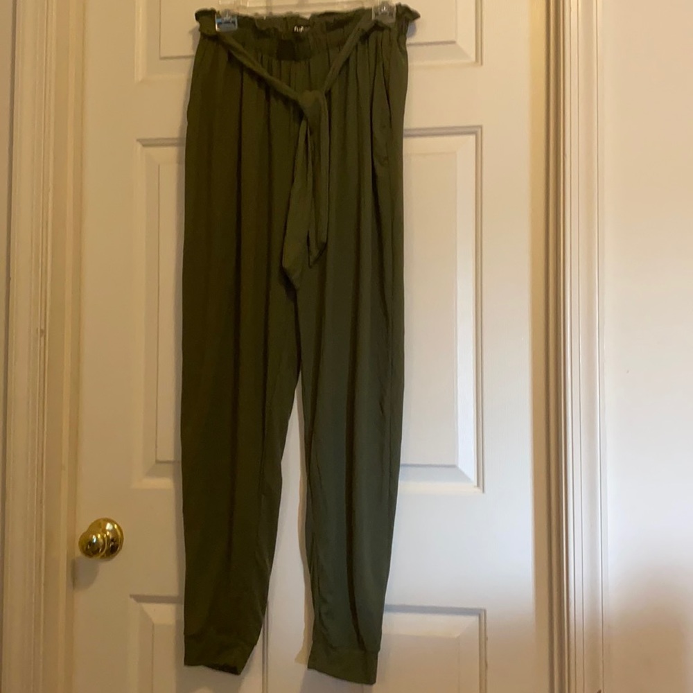 Green pants